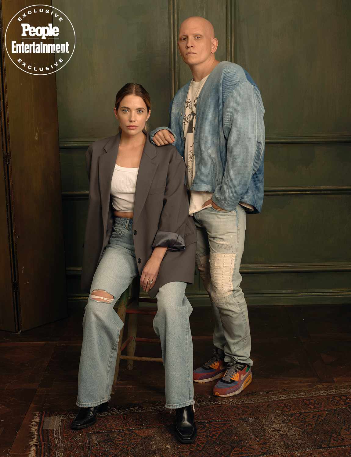 Ashley Benson and Anthony Carrigan at Tribeca